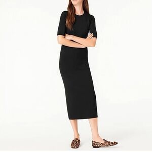 NWT J. Crew Ribbed Knit Midi Dress